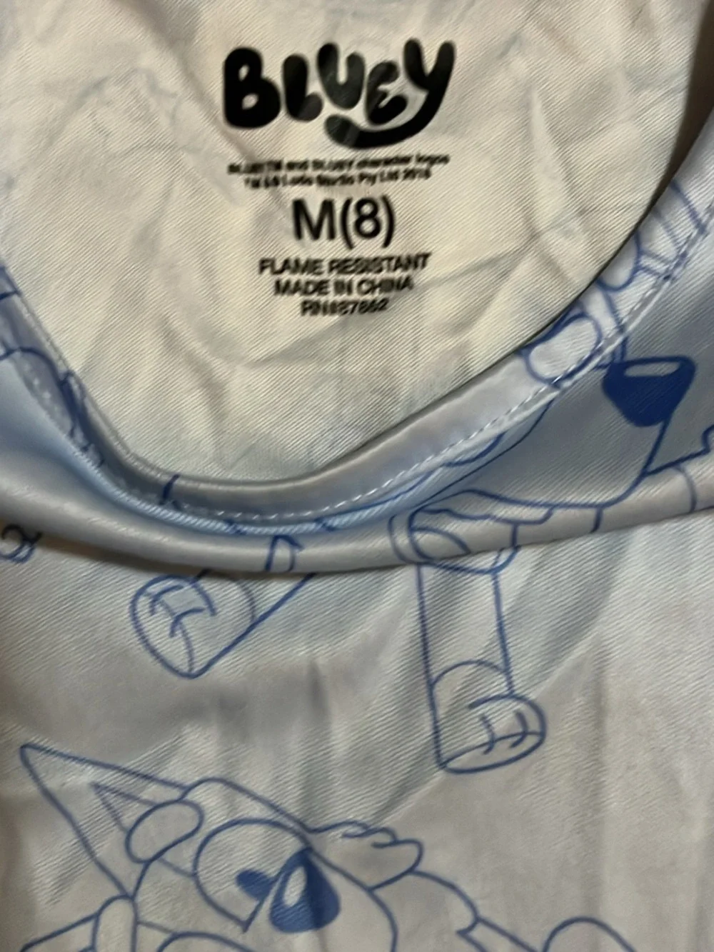 Target Blue Cartoon Puppy Nightgown